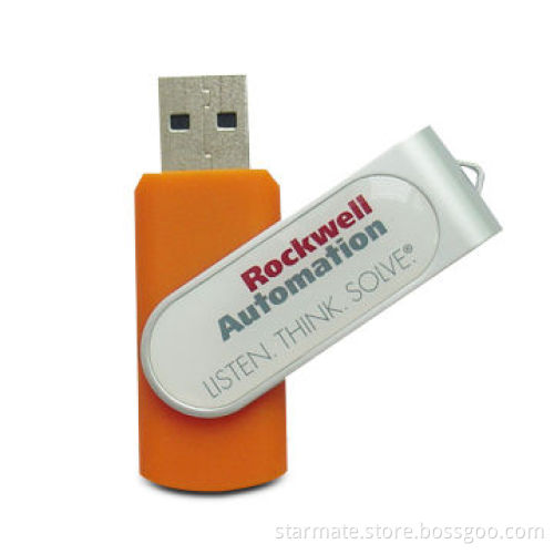 Twister USB Flash Drives with 32MB to 64GB Capacity, OEM/ODM Orders Welcomed
